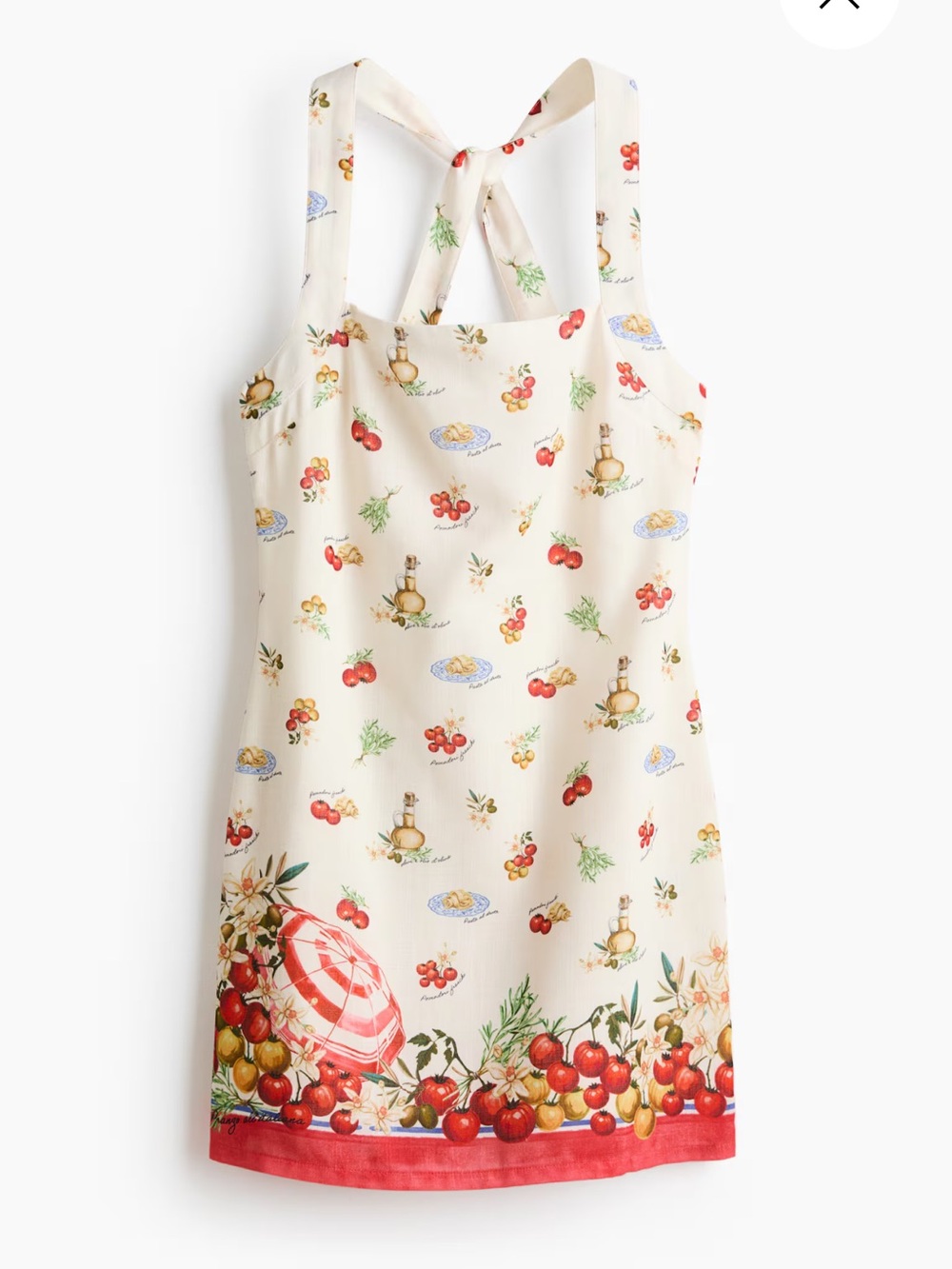 H&M TWIST-DETAIL PRINTED DRESS - Picture 5 of 7